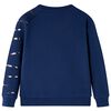 Sudadera infantil azul marino 140