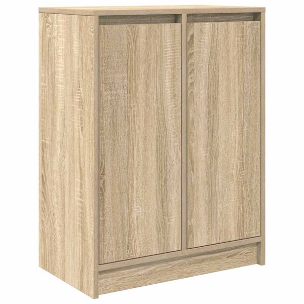 vidaXL Aparador madera ingenier&iacute;a roble Sonoma 57x34x76 cm
