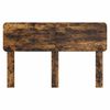 vidaXL Cabecero Roble ahumado 140 cm Madera contrachapada