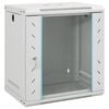vidaXL Armario de red con almacenamiento Grey 530 x 400 x 600 mm Acero