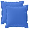 vidaXL Funda de almohada 2 uds. HOUTEN Azul Royal 35 x 35 cm Poli&eacute;ster