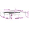 vidaXL Cama sin colch&oacute;n madera maciza de pino marr&oacute;n cera 160x200 cm