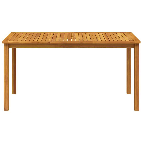 vidaXL Mesa de jard&iacute;n madera maciza de acacia 150x90x74 cm