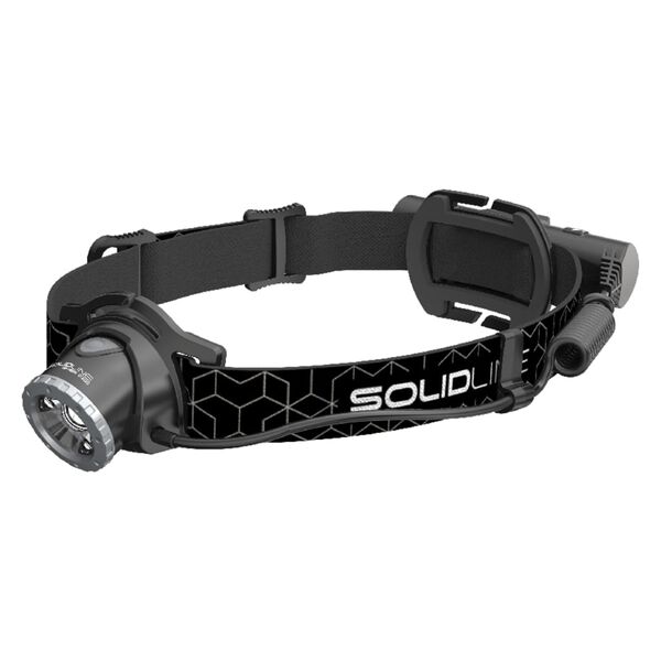 SOLIDLINE Linterna frontal LED recargable SH6R luz roja 600 lm
