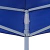 vidaXL Cenador plegable azul 3x3 m