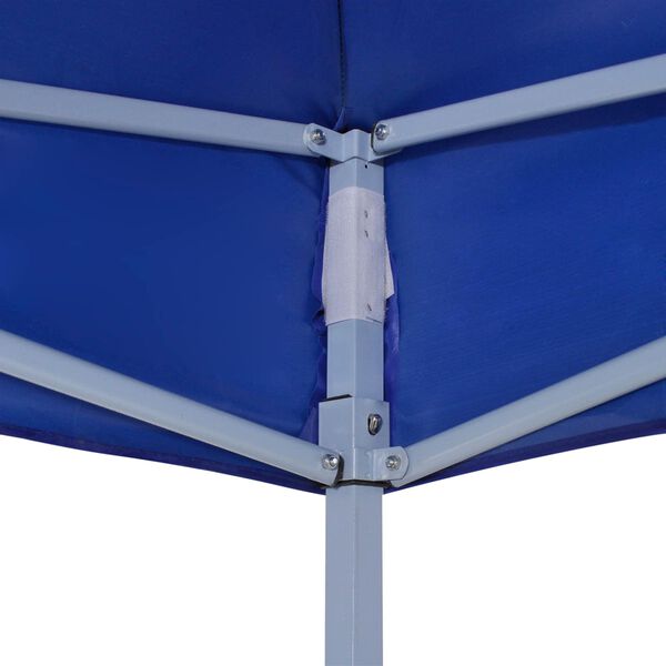 vidaXL Cenador plegable azul 3x3 m