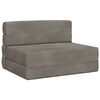 vidaXL Sof&aacute; Cama Plegable Gris Claro 70 x 72 x 60 cm Tela