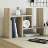 vidaXL Organizador escritorio madera roble Sonoma 34,5x15,5x35,5 cm