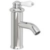 vidaXL Grifo para lavabo de ba&ntilde;o acabado cromado 130x180 mm