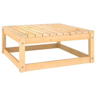 vidaXL Muebles de jardín 4 piezas con cojines de madera de pino maciza