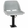 vidaXL Asiento para barco con pedestal giratorio 360&deg;