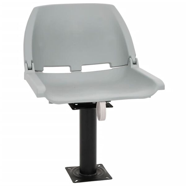 vidaXL Asiento para barco con pedestal giratorio 360&deg;