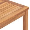 vidaXL Conjunto de comedor de jard&iacute;n de 7 piezas, 160 x 80 cm, madera maciza de teca