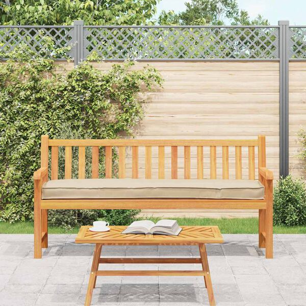 vidaXL Juego de cojines de paleta 2 pcs Beige 200 x 40 x 8 cm