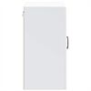 vidaXL Armario pared cocina puerta de cristal Lucca blanca