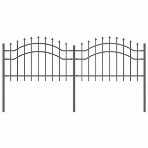 vidaXL Valla de Jard&iacute;n WOERDEN 240 x 115 cm Gris