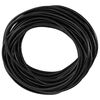 vidaXL Cordón de cuero Negro Ø3 mm x 50 m Cuero