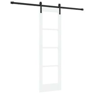 vidaXL Puerta Corredera ORKDAL y Negro 61 x 198,5 cm