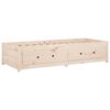 vidaXL Sof&aacute; cama de madera maciza de pino 75x190 cm