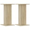 vidaXL Soportes altavoces 2 uds madera roble Sonoma 30x30x60 cm
