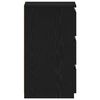 vidaXL Armario de Noche con caj&oacute;n 2 pcs Roble Negro 40 x 35 x 62,5 cm