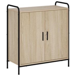 vidaXL Aparador Roble Sonoma 97 x 33 x 81 cm Madera de ingenier&iacute;a