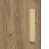 vidaXL Vitrina Roble artesanal 69,5 x 34 x 90 cm Madera contrachapada