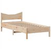 vidaXL Estructura de cama sin colch&oacute;n madera maciza pino 75x190 cm