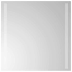 vidaXL Espejo de ba&ntilde;o LED Transparente 50 x 50 cm vidrio templado
