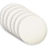 vidaXL Coj&iacute;n decorativo 6 uds. HEERLEN Blanco &Oslash; 40 cm Tela