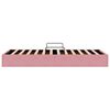 vidaXL Cama con almacenamiento Rosa 90 x 190 cm Terciopelo