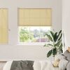 vidaXL Estor enrollable con cortinas Naturaleza 140 x 160 cm Bamb&uacute;