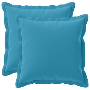 vidaXL Funda de almohada 2 uds. HOUTEN Azul Claro 30 x 30 cm Poli&eacute;ster