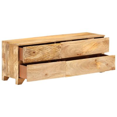 vidaXL Mueble para TV madera maciza de mango 110x30x40 cm