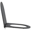 vidaXL Asiento de WC Antracita 47 x 36 x 3,4 cm Duroplast