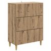 vidaXL Cajonera Roble Artesanal 66 x 34,5 x 90 cm Madera de Ingenier&iacute;a