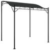 vidaXL Toldo acero y tela gris antracita 2x2,3 m 180 g/m&sup2;
