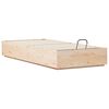 vidaXL Estructura de Cama Ottoman Natural 80 x 200 cm Pino macizo