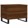 vidaXL Mesa de centro madera contrachapada roble marr&oacute;n 60x44,5x45 cm