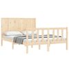 vidaXL Estructura de cama sin colchón madera maciza de pino 140x190 cm
