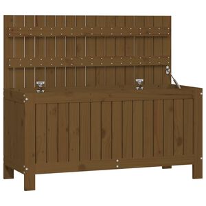 vidaXL Caja de almacenaje jard&iacute;n madera pino marr&oacute;n miel 108x42,5x54cm