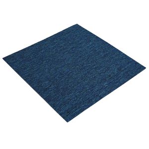vidaXL Azulejo de alfombra Azul 50 x 50 cm 4 uds. PP y Bet&uacute;n
