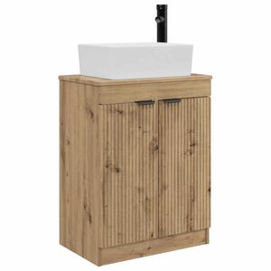 vidaXL Vanidad de ba&ntilde;o con lavabo Roble artisan 54 x 35 x 83 cm