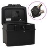 vidaXL Caja fuerte negra 44x37x34 cm