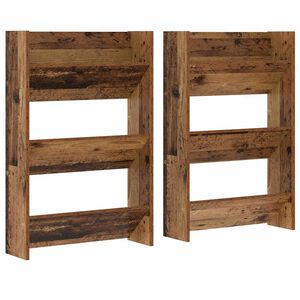 vidaXL Armario Zapatero 2 uds. 60 x 18 x 90 cm Madera de ingenier&iacute;a