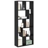 vidaXL Librer&iacute;a Roble Negro 67 x 25 x 162 cm Madera de ingenier&iacute;a