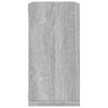 vidaXL Estantes cubo de pared 4 unidades gris sonoma 30x15x30 cm