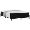 vidaXL Cama tipo Box Spring con colch&oacute;n Negro 160 x 200 cm tela