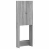 vidaXL Mueble de ba&ntilde;o ALKMAAR Sonoma gris 66 x 25,5 x 190 cm