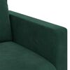 vidaXL Juego de Sof&aacute; 2 pcs Verde oscuro 228 x 78 x 80 cm Terciopelo